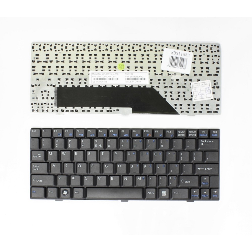 Keyboard MSI Wind: U90, U100, U110, U12